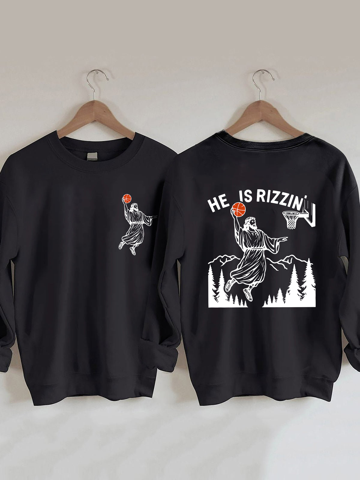 He Is Rizzin' Jesus Sweatshirt