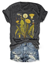 Botanical Art Yellow Flower T-shirt