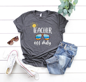 Teacher Off Duty Casual T-shirt