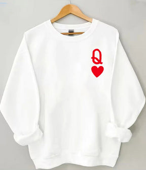 Queen Of Hearts Sweatshirt