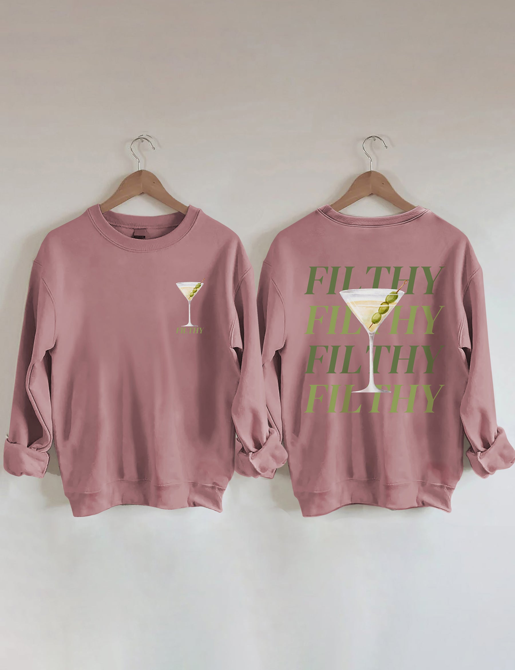 Filthy Martini Aesthetic Sweatshirt