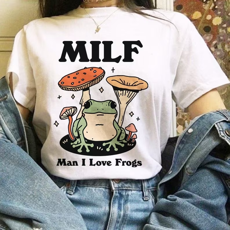 Funny MILF Froggy T-shirt