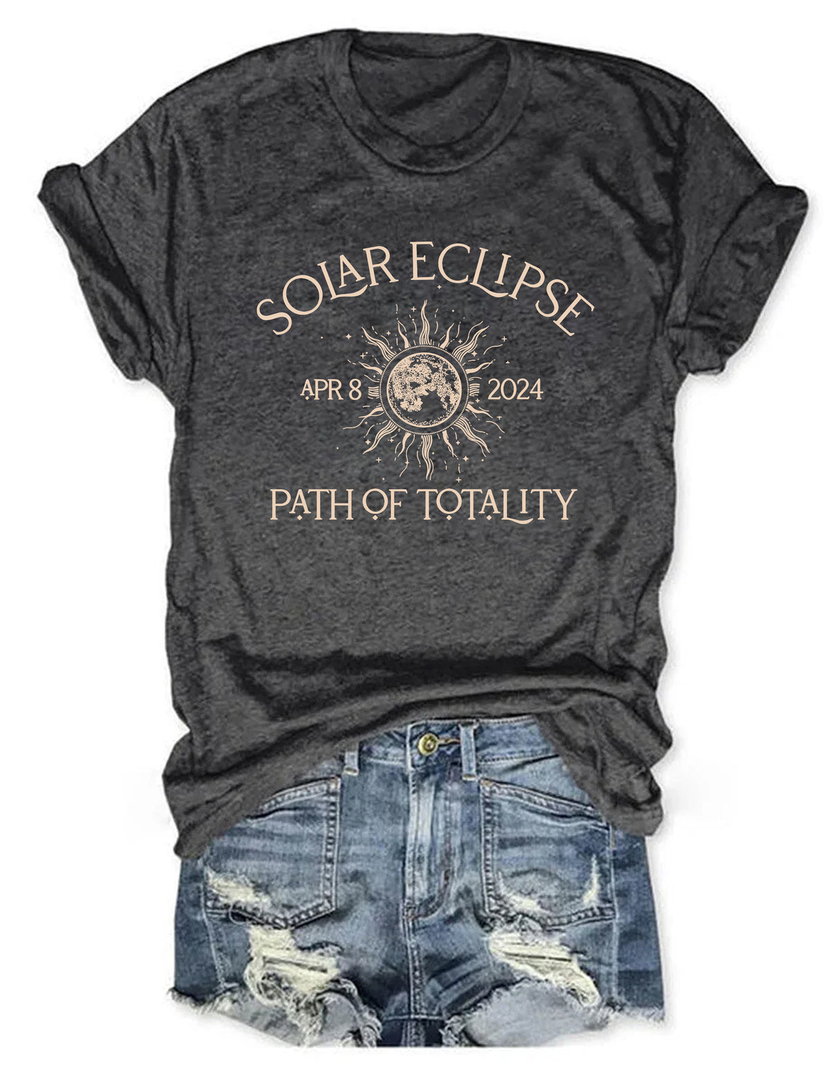 Solar Eclipse 2024 Path Of Totality T-shirt