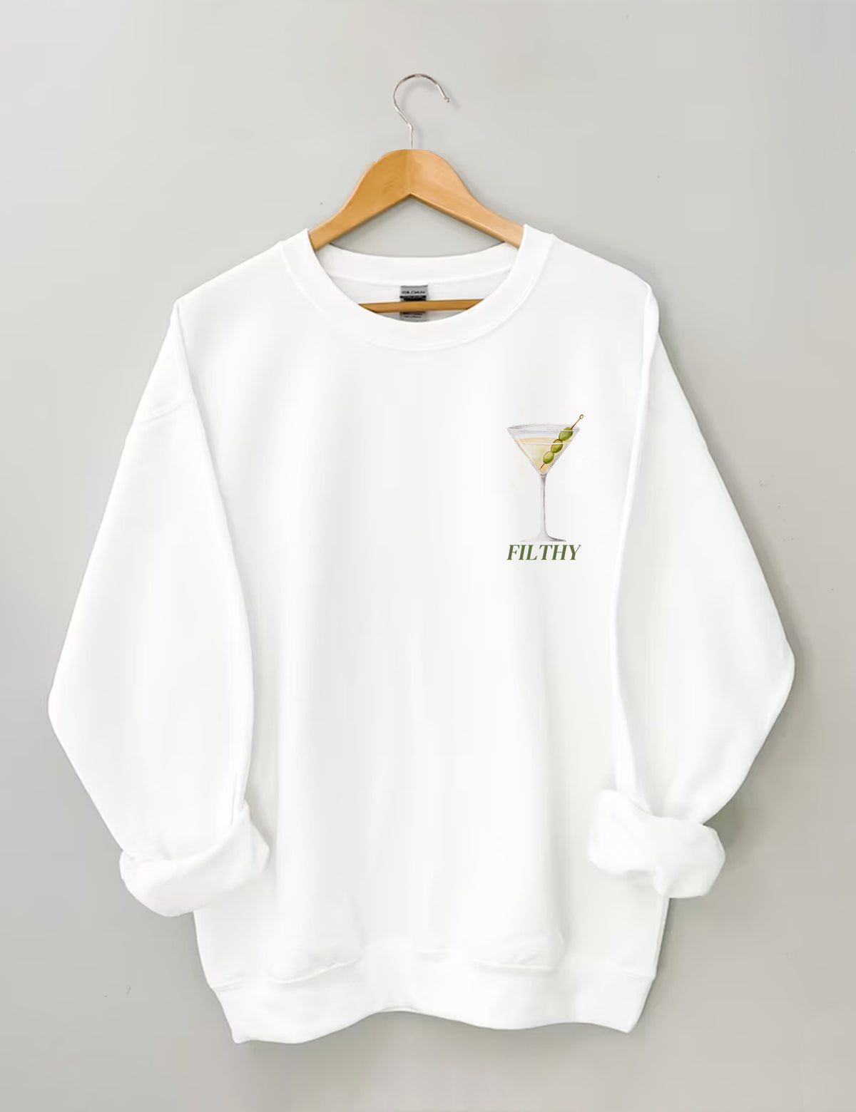 Filthy Martini Aesthetic Sweatshirt