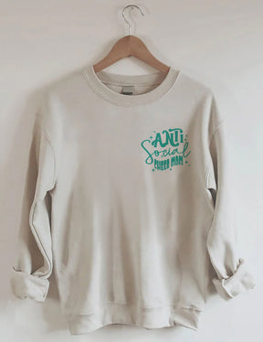 Antisocial Cheer Moms Club Sweatshirt