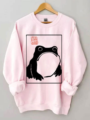 Unimpressed Frog Sweatshirt