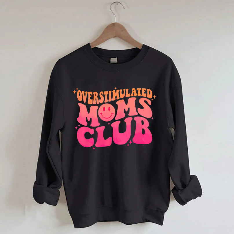 Ylistimuloitu Moms Club -huppari - harmaa