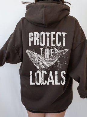 Protect The Local Whales Ocean Hoodie