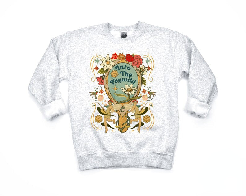 Into The Feywild Witchlight Carnival Flower Sweatshirt