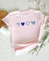 Camisa de doble corazón para ella, camisa de San Valentín