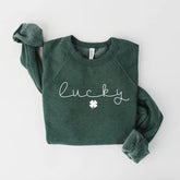 Glücks-Sweatshirt, Klee-Sweatshirt, St. Patricks Day-Sweatshirt