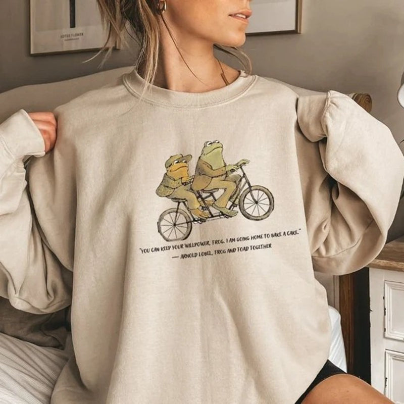 Grenouille et crapaud, sweat-shirt livre classique 