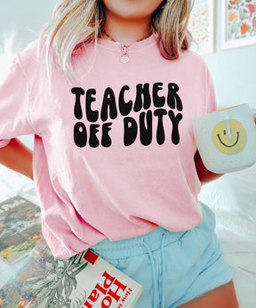 Groovy Teacher Off Duty T-shirt